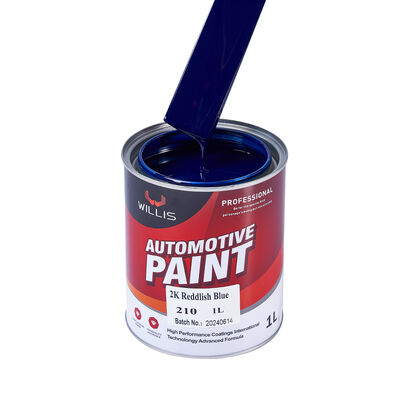 2K Acrylic Car Spray Paint Reddlish Blue Automotive Metallic Color Good for Car Repair & Multiple Colors Available