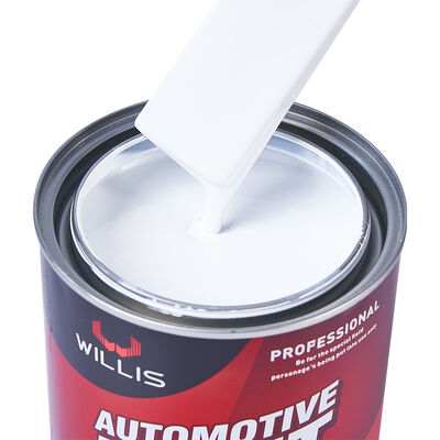 Hot Selling 1K 2K Solid White Auto Base Car Paint Liquid Coating Factory Automotive Metal Plastic Refinish Mainly Acrylic Resin