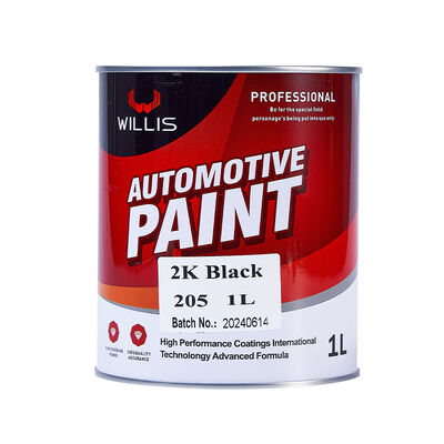 2K Black Automotive Coating Paint Metallic Color Car Painting Refinish Two-Component Acrylic Basecoat Top Coat Multiple Colors