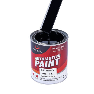 2K Black Automotive Coating Paint Metallic Color Car Painting Refinish Two-Component Acrylic Basecoat Top Coat Multiple Colors