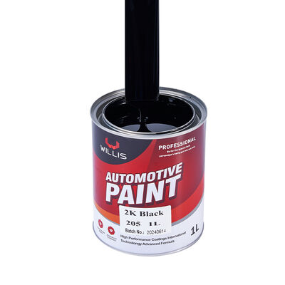 2K Black Automotive Coating Paint Metallic Color Car Painting Refinish Two-Component Acrylic Basecoat Top Coat Multiple Colors