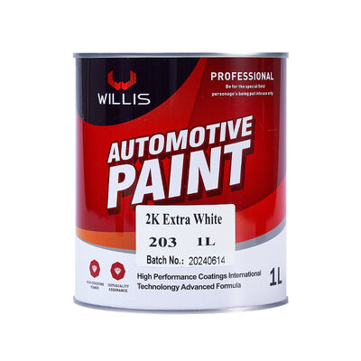 High Gloss Extra White 2K Auto Repair Spray Paint Factory Low-Priced High-Appearance Liquid Acrylic Resin Car Automotive Repair