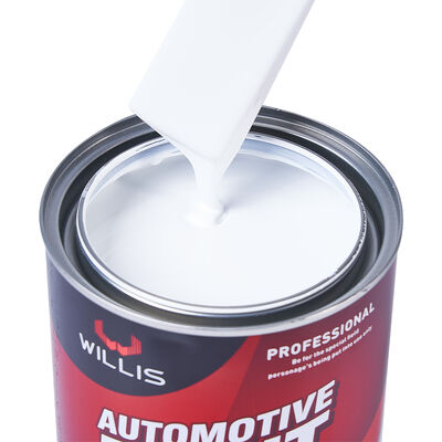 2K White Automotive Coating Two-Component Acrylic Resin & Epoxy Basecoat Top Coat for Car Painting & Refinish Car Repair Paint