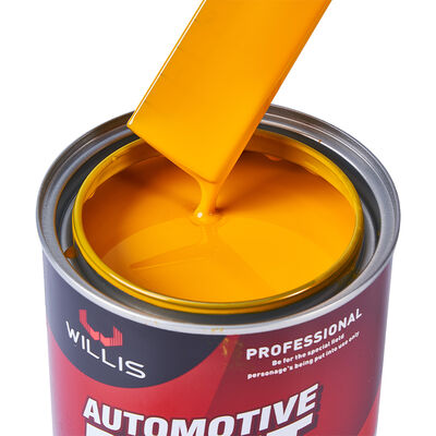 1K Transparent Golden Yellow Automotive Spray Paint Liquid Coating One-Component Acrylic Resin Car Refinish Solid Color
