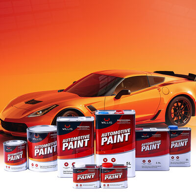 WILLIS 1K Basecoat Automotive Acrylic Spray-On Coating for Car Boat Refinish Plastic Coating Model 154 Pigment-Based Liquid