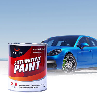 Car Paint 1K Greenish Blue Automotive Solid Color Basecoat with Acrylic Resin Liquid Coating Spray Auto Refinish Paint