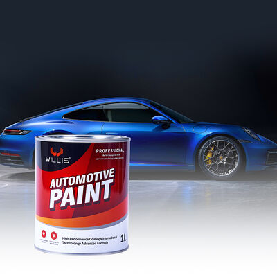 Car Paint 1K Greenish Blue Automotive Solid Color Basecoat with Acrylic Resin Liquid Coating Spray Auto Refinish Paint