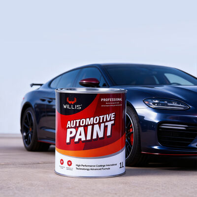 Car Paint 1K Greenish Blue Automotive Solid Color Basecoat with Acrylic Resin Liquid Coating Spray Auto Refinish Paint