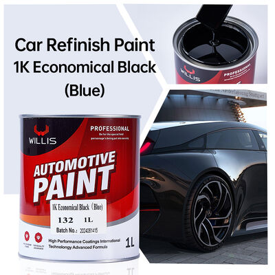 WILLIS 1K Economical Black Auto Paint One-Component Acrylic Resin for Spray Application for Cars Automotive Refinish