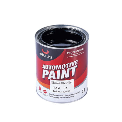 WILLIS 1K Economical Black Auto Paint One-Component Acrylic Resin for Spray Application for Cars Automotive Refinish