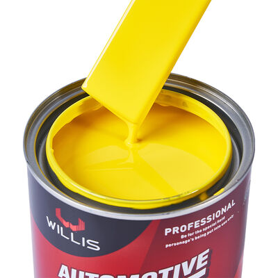 Hot Selling Lemon Yellow 1K Auto Refinish Basecoat China's Best Selling Acrylic Resin Coating Automotive Paint/Car Paint Thinner