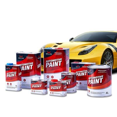 1K Transparent Yellow  Factory direct sales ultra-low price spray paint one-component acrylic resin liquid car repair paint