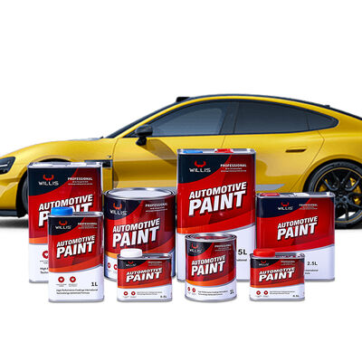 High Quality 1K Color Car Paint Factory Supply Automotive Refinish Clearcoat with Hardener Coating & Paint