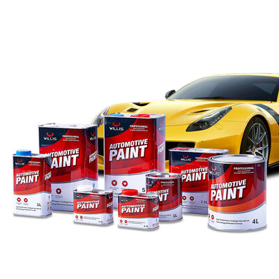 Hot Selling Factory Supplied Automotive Coating Paint 2K/1K Color with Clear Coat Thinner Body Filler Putty