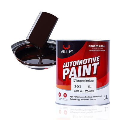 Hot Selling 1K Acrylic Resin Car Paint Low-Priced Iron Brown Metallic Tone Spray Application Car Repair Paint Thinner Varnish