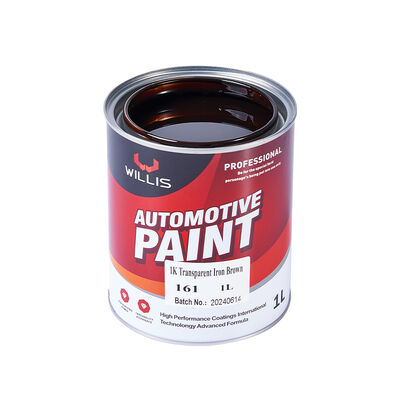 Hot Selling 1K Acrylic Resin Car Paint Low-Priced Iron Brown Metallic Tone Spray Application Car Repair Paint Thinner Varnish