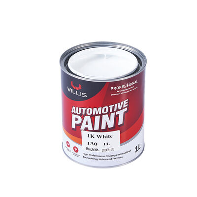 High Quality 1K One-Component White Automotive Topcoat High-Coverage Efficient Acrylic Resin Paint Spraying Car Paint Thinner
