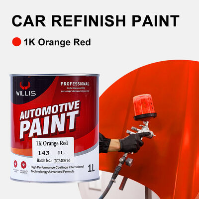 1K Orange Red Primer Automotive Spray Paint with Thinner & Curing Agent Transparent Acrylic Resin Liquid Coating for Repair