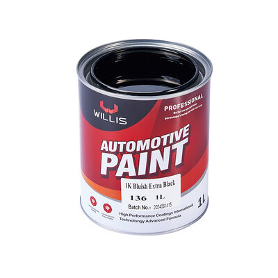 1K Bluish Extra Black Car Auto Paint Liquid Coating Car Refinish Surface Painting Spray Application with Included Thinner
