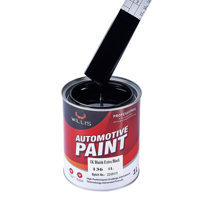 1K Bluish Extra Black Car Auto Paint Liquid Coating Car Refinish Surface Painting Spray Application with Included Thinner