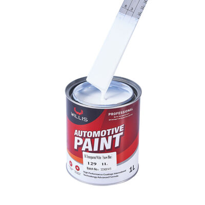 High Quality Transparent White 1K Acrylic Resin Automotive Repair Paint Liquid Coating for Car From Automotive Paint Factory