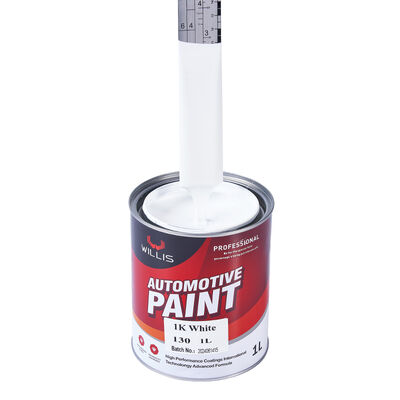 Single Component 1K White Acrylic Coating & Paint Easy-to-Use Automotive Repair Spray Paint with Strong Covering Power