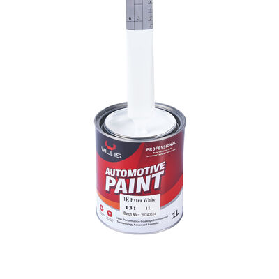 Good Price Extra White Auto Base Car Repair Coating 1k Acrylic Resin Paint with Thinner High Quality Car Refinish Paint