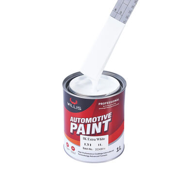 Good Price Extra White Auto Base Car Repair Coating 1k Acrylic Resin Paint with Thinner High Quality Car Refinish Paint