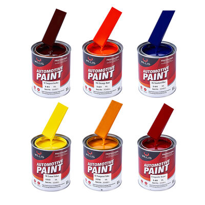 Hot Selling 1K Economical Black Acrylic Resin Car Repair Paint High-Performance Thinner & Liquid Coating for Car