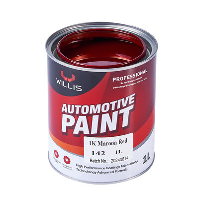 China Supplier Car Paint Restore Quick-Drying 1k Maroon Red Car Repair & Refinish Paint Thinner