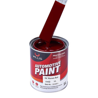 China Supplier Car Paint Restore Quick-Drying 1k Maroon Red Car Repair & Refinish Paint Thinner