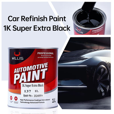 Super Extra Black 1K Car Paint Protection Coating High-Performance Colour Refinish for Spray Application
