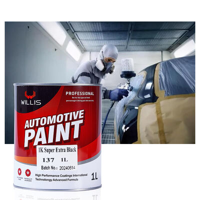 Super Extra Black 1K Car Paint Protection Coating High-Performance Colour Refinish for Spray Application