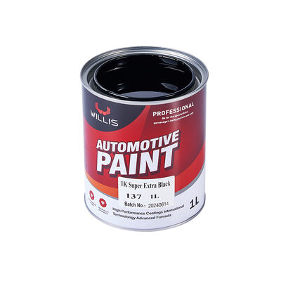 Super Extra Black 1K Car Paint Protection Coating High-Performance Colour Refinish for Spray Application