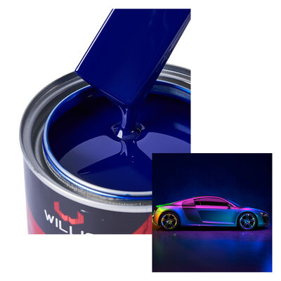 1K Ultramarine Blue Car Spray Paint One-component Acrylic Resin Liquid Car Repair Paint Solid Color Ship Route Made in China