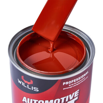 1K Iron Red Car Spray Paint One-Component Acrylic Resin Liquid Automotive Refinish Paint Solid Color 1K Color Paint China