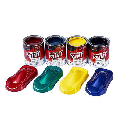 1K Golden Green Car Spray Paint One-Component Acrylic Resin Liquid Automotive Refinish Paint Solid Color 1K Color Paint China