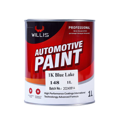1K Acrylic Resin Liquid Paint for Car Refinish Solid Blue Lake One-Component Auto Paint Made in China