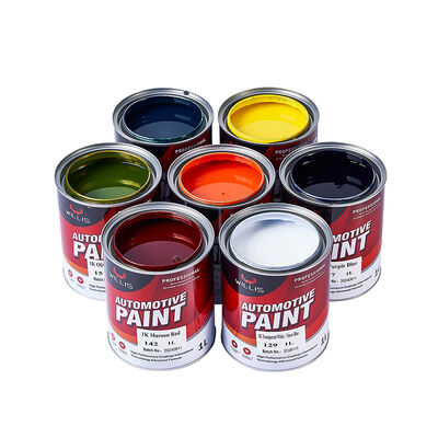 1K/2K Auto Refinish Coating Paint Liquid Acrylic Resin Car Repair Spray with Thinner Vehicle Paint Application