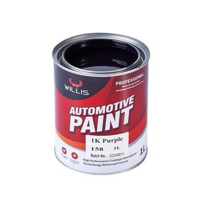 Willis 1K Purple Acrylic Resin Car Paint 1K Basecoat Auto Refinish Coating Solid 1K 2K Color Automotive Refinish Paint