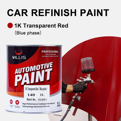 High Performance 1K Pure Solid Colour Basecoat Auto Coating Factory Car Paint with Acrylic Metallic Tones for Car Refinish