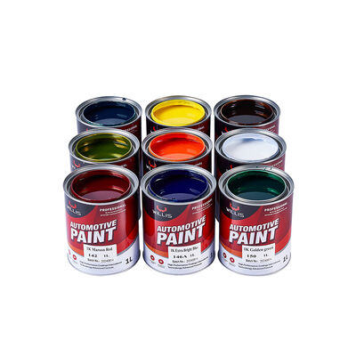 WILLIS 1K Color Paint for Cars Coated Plastic in 1K Acrylic Resin with Extra Black Premium 1K Paint for Vehicle Coating Painting