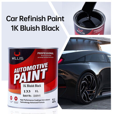 Factory Price 1K Bluish Black Automotive Refinish Coating Paint Solid Color Base Coat with OEM Services Available