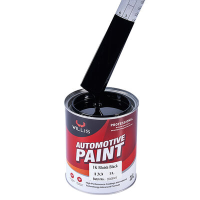Factory Price 1K Bluish Black Automotive Refinish Coating Paint Solid Color Base Coat with OEM Services Available