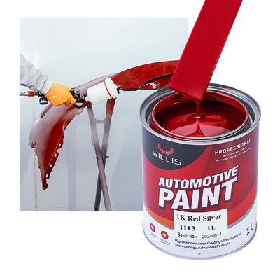 Automotive Repair 1K Silver Paint Factory Supply Automotive Thinner One Component Acrylic Resin Liquid Coating Plastic Coating