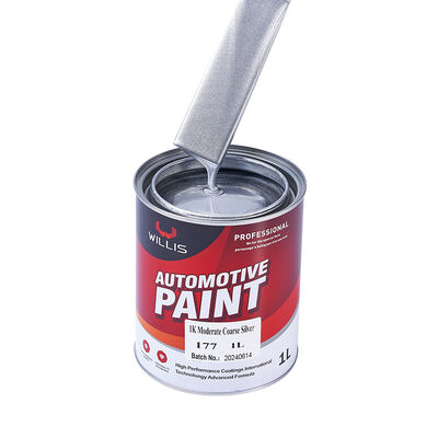 Moderate Coarse 1K Acrylic Resin Silver Liquid Coating Automotive Thinner Spray Car Paint Plastic Coating Mixing Machine