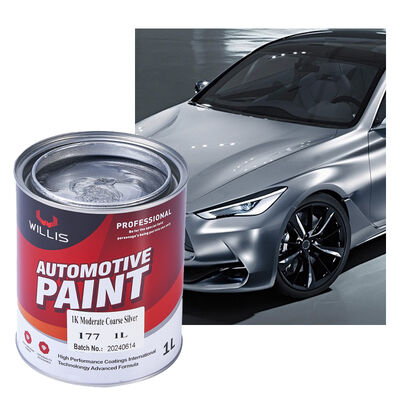 Moderate Coarse 1K Acrylic Resin Silver Liquid Coating Automotive Thinner Spray Car Paint Plastic Coating Mixing Machine