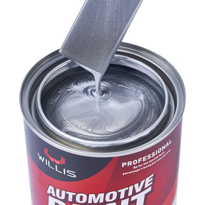 1K Shiny Silver Acrylic Resin Car Repair Paint with Strong Adhesion for Boat Plastic Coating Car Spray Gun-Ultra-Low Price