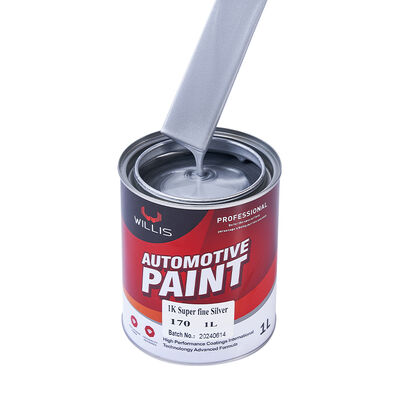 High Quality 1K Silver Car Paint Customizable in Multiple Colors Made in China Acrylic Resin Main Raw Material Liquid Coating