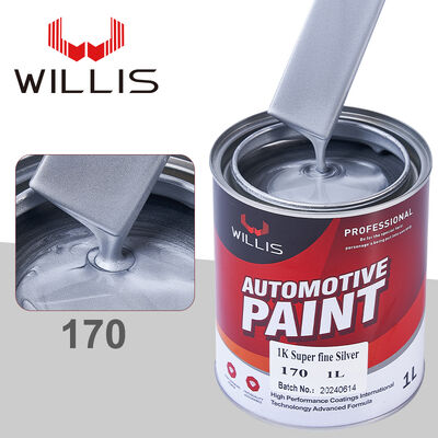 High Quality 1K Silver Car Paint Customizable in Multiple Colors Made in China Acrylic Resin Main Raw Material Liquid Coating